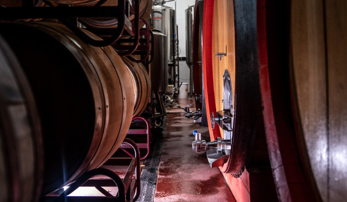 Foeders in Our Brewery