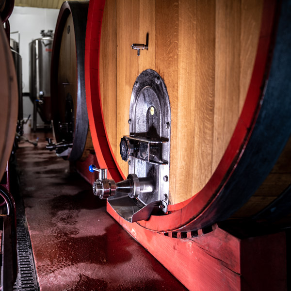 Foeder inside Our Brewery