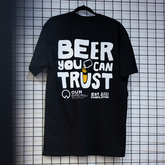 Our Brewery tshirt in the Hidden Brrwery Shop
